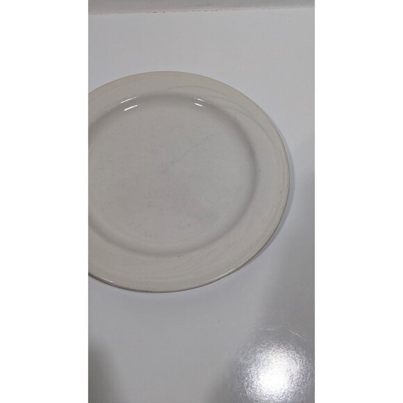 Syracuse China Cascade Flint Plate 9.75" White Glossy Vintage Dinnerware - Picture 3 of 9